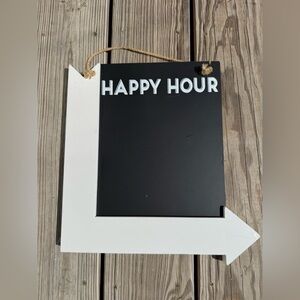 Chalkboard Happy Hour Sign